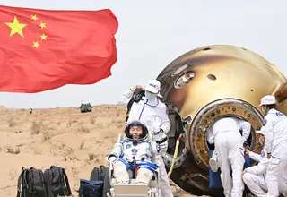 Astronautas chinos regresaron a Tierra tras seis meses en órbita