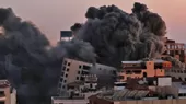 Ataque aéreo israelí en Gaza provoca el derrumbe de un edificio de 13 pisos - Noticias de derrumbe