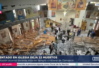 Ataque en iglesia de Damasco deja 22 muertos y 63 heridos