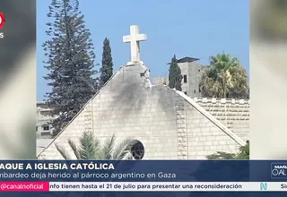 Ataque israelí daña única iglesia católica de Gaza y deja muertos