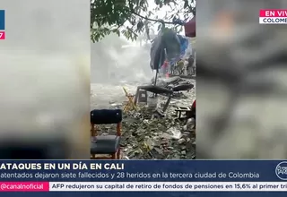 Ataques terroristas en Colombia dejan siete muertos y 28 heridos