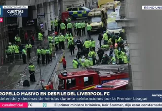 Atropello durante celebración del título de Liverpool deja 27 heridos