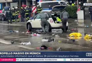 Atropello masivo en Múnich: 20 personas salieron heridas