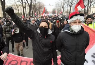 Austria: 10 000 personas participan en manifestación contra medidas para frenar el coronavirus