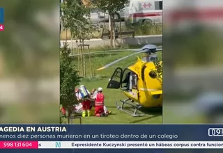 Austria: tiroteo en colegio dejó 10 muertos y 28 heridos