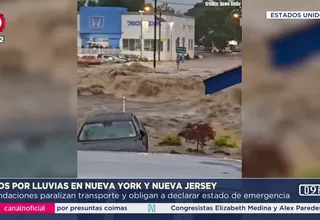 Autoridades de Nueva York declaran emergencia por inundaciones