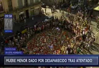 Identifican a niño australiano fallecido en atentado en Barcelona