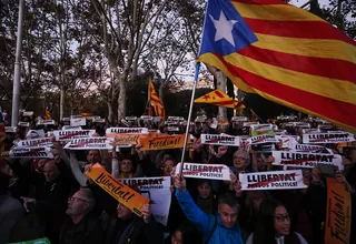 Barcelona: miles de personas marchan por liberación de independentistas catalanes