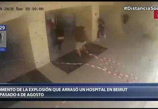 Beirut: Videos muestran momento en que explosión arrasó con hospital