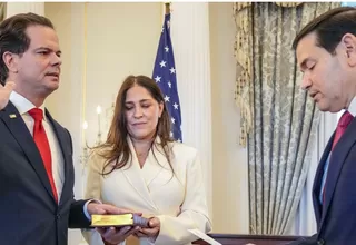 Bernie Navarro es juramentado como nuevo embajador de Estados Unidos en el Perú