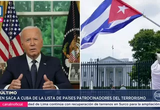 Biden saca a Cuba de lista de países que patrocinan terrorismo