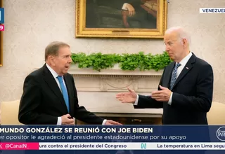 Biden y González Urrutia se reunieron en la Casa Blanca