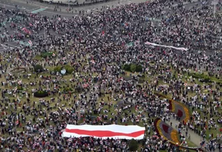 Bielorrusia: 100 000 personas protestan en las calles contra Alexandre Lukashenko