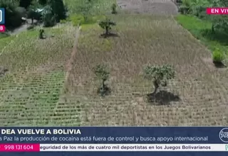 Bolivia anuncia retorno de la DEA en su nueva estrategia antidrogas