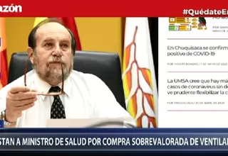 Detienen a ministro de Salud de Bolivia por compra sobrevalorada de ventiladores para pacientes con COVID-19