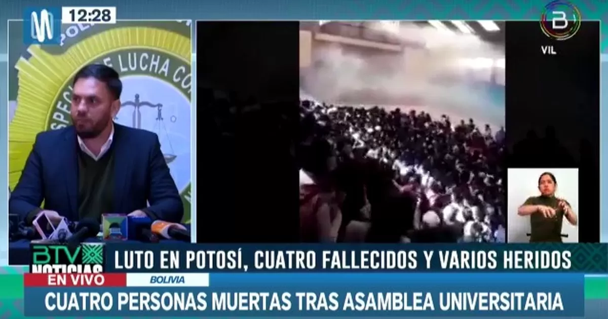 Bolivia: Cuatro fallecidos tras asamblea universitaria