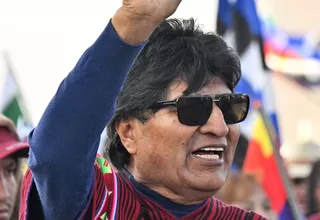 Gobierno boliviano: Evo Morales quiere “interrumpir” orden democrático