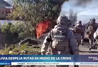 Bolivia: Gobierno despejó las rutas bloqueadas en medio de crisis