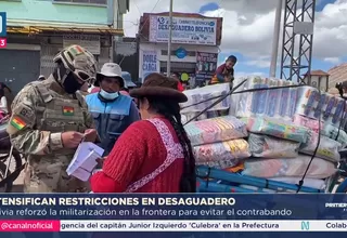 Bolivia: Militares intensifican restricciones en Desaguadero