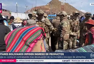 Bolivia militariza su frontera con Perú para frenar contrabando