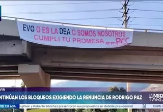 Protestas contra presidente Rodrigo Paz paralizan ciudades de La Paz y El Alto