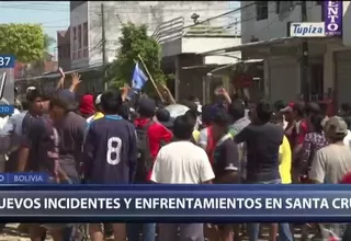 Bolivia: seguidores y opositores de Evo Morales se enfrentan en calles de Santa Cruz 