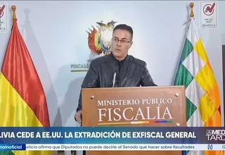 Bolivia señala que extradición de exfiscal Roger Mariaca depende de Estados Unidos