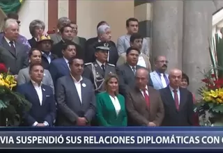 Bolivia suspendió sus relaciones diplomáticas con Cuba