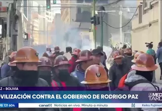 Bolivia: Violenta movilización contra el gobierno de Rodrigo Paz