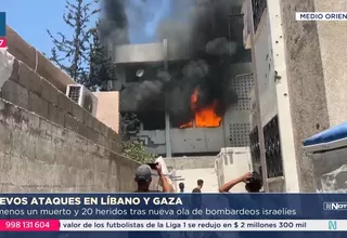 Bombardeo israelí en Líbano deja una persona muerta y 20 heridos
