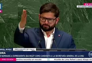 Boric nominará a Bachelet como secretaria general de la ONU