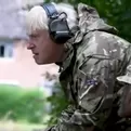 Boris Johnson entrenó con Fuerzas Armadas
