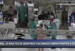 Brasil: 33 ancianos ya vacunados contraen el coronavirus en geriátrico