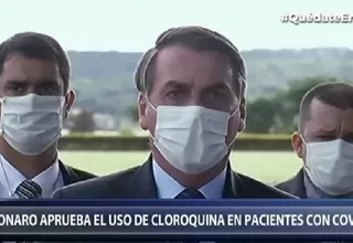 Brasil: Jair Bolsonaro aprueba uso de cloroquina e hidroxicloroquina en pacientes con COVID-19