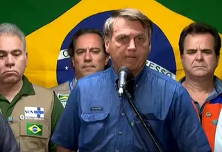 Brasil: Bolsonaro visita las zonas afectadas por las lluvias