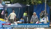 Brasil: Desmantelaron campamentos de simpatizantes de Bolsonaro - Noticias de avenida-brasil