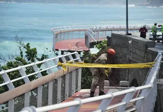 Brasil: dos muertos y un desaparecido en derrumbe de ciclovía en Río de Janeiro