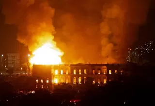 Brasil: incendio devora el Museo Nacional de Río de Janeiro