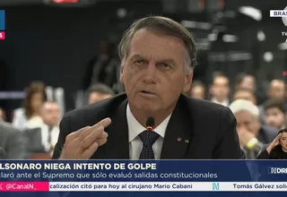 Jair Bolsonaro negó intento de golpe y dijo que actuó conforme a la ley