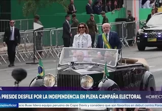 Brasil: Lula da Silva presidió desfile por independencia a semanas de las elecciones