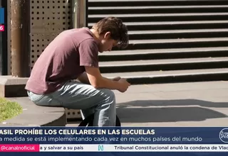 Brasil prohíbe los celulares en las escuelas