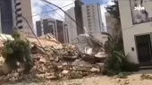 Brasil: al menos 2 muertos y 9 desaparecidos tras derrumbe de edificio de 7 pisos - Noticias de fortaleza