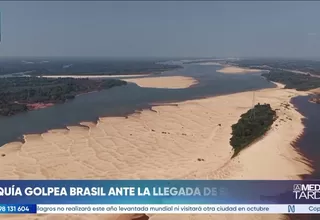Brasil: sequía extrema reduce el nivel del río Araguaia por el fenómeno El Niño