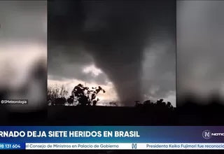 Brasil: tornado dejó al menos 7 personas heridas y destrozos en Rio Grande do Sul