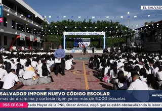 Bukele impone disciplina en más de 5 mil colegios de El Salvador