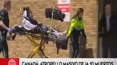 Canadá: atropello con furgoneta en Toronto deja al menos diez muertos - Noticias de toronto