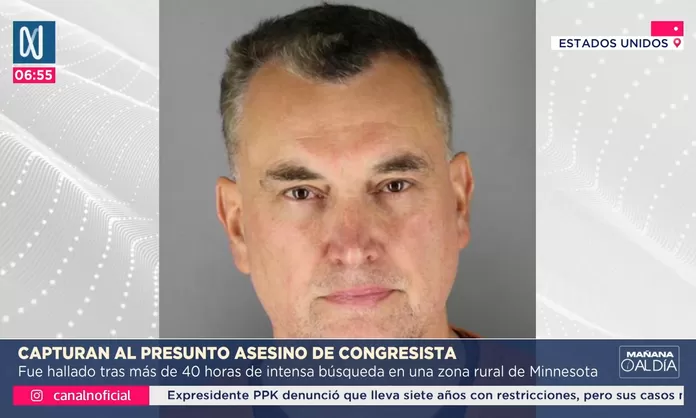 Capturan a sospechoso del asesinato de congresista en Minnesota | Canal N