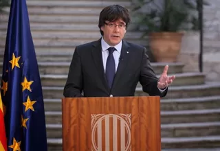 Cataluña: Puigdemont pide una "oposición democrática" al gobierno español