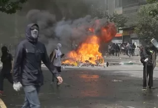 Chile: continúan protestas contra Sebastián Piñera en segundo día de huelga general