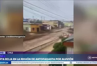 Chile: Declaran alerta roja en Antofagasta por lluvias intensas